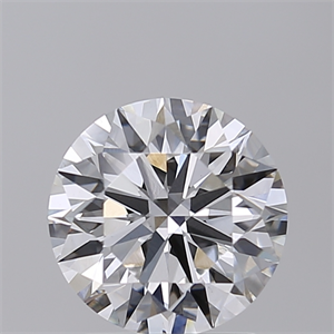 Picture of Lab Created Diamond 2.00 Carats, Round with Excellent Cut, F Color, VS1 Clarity and Certified by IGI