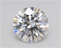 Lab Created Diamond 2.00 Carats, Round with Excellent Cut, F Color, VS1 Clarity and Certified by IGI