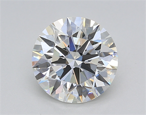 Picture of Lab Created Diamond 2.05 Carats, Round with Ideal Cut, F Color, VVS2 Clarity and Certified by IGI