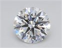 Lab Created Diamond 2.05 Carats, Round with Ideal Cut, F Color, VVS2 Clarity and Certified by IGI