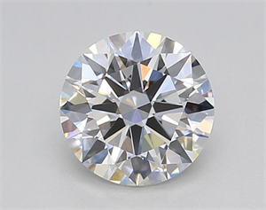 Picture of Lab Created Diamond 1.03 Carats, Round with Ideal Cut, F Color, VVS2 Clarity and Certified by IGI
