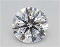 Del inventario de diamantes de laboratorio, 1.51 quilates, Redondo , Color F, claridad VS2 y certificado IGI