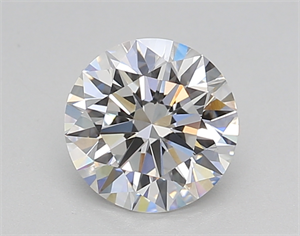Foto Del inventario de diamantes de laboratorio, 1.07 quilates, Redondo , Color E, claridad VS1 y certificado IGI de