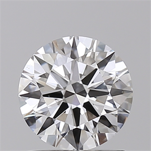Picture of Lab Created Diamond 1.07 Carats, Round with Ideal Cut, E Color, VS1 Clarity and Certified by IGI