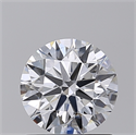 Lab Created Diamond 1.06 Carats, Round with Ideal Cut, E Color, VS1 Clarity and Certified by IGI