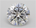 Del inventario de diamantes de laboratorio, 1.51 quilates, Redondo , Color F, claridad VS2 y certificado IGI