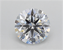 Lab Created Diamond 2.00 Carats, Round with Ideal Cut, D Color, VVS1 Clarity and Certified by IGI