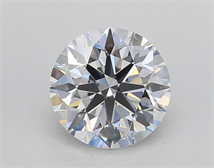 Picture of Lab Created Diamond 2.00 Carats, Round with Ideal Cut, D Color, VVS1 Clarity and Certified by IGI