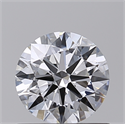 Lab Created Diamond 0.74 Carats, Round with Ideal Cut, D Color, VS1 Clarity and Certified by IGI