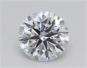 Lab Created Diamond 0.70 Carats, Round with Ideal Cut, F Color, VS1 Clarity and Certified by IGI