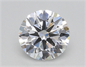 Lab Created Diamond 0.73 Carats, Round with Ideal Cut, D Color, VVS2 Clarity and Certified by IGI