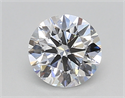 Lab Created Diamond 0.73 Carats, Round with Ideal Cut, D Color, VVS2 Clarity and Certified by IGI