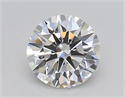 Lab Created Diamond 0.72 Carats, Round with Ideal Cut, E Color, VS1 Clarity and Certified by IGI