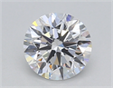 Lab Created Diamond 0.71 Carats, Round with Ideal Cut, D Color, VVS2 Clarity and Certified by IGI