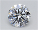 Del inventario de diamantes de laboratorio, 0.76 quilates, Redondo , Color F, claridad VS1 y certificado IGI