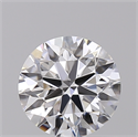 Lab Created Diamond 0.71 Carats, Round with Ideal Cut, D Color, VVS2 Clarity and Certified by IGI