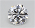 Lab Created Diamond 0.72 Carats, Round with Ideal Cut, D Color, VS1 Clarity and Certified by IGI