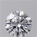 Lab Created Diamond 0.70 Carats, Round with Ideal Cut, D Color, VS2 Clarity and Certified by IGI
