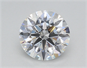 Lab Created Diamond 1.06 Carats, Round with Ideal Cut, D Color, VS1 Clarity and Certified by IGI