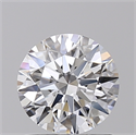 Lab Created Diamond 1.07 Carats, Round with Ideal Cut, D Color, VS1 Clarity and Certified by IGI