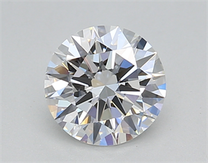 Picture of Lab Grown Diamond 1.08 Carats, Round with Ideal Cut, D Color, VS1 Clarity and Certified by IGI