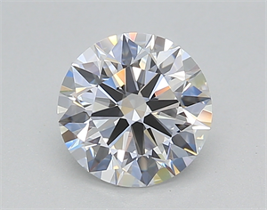 Picture of Lab Created Diamond 1.09 Carats, Round with Ideal Cut, D Color, VS1 Clarity and Certified by IGI
