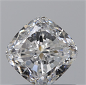 0.70 Carats, Cushion D Color, VS1 Clarity and Certified by GIA
