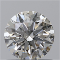 0.73 Carats, Round with Excellent Cut, H Color, SI2 Clarity and Certified by GIA