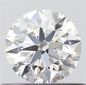 Picture of 0.43 Carats, Round with Excellent Cut, E Color, VVS1 Clarity and Certified by GIA