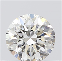 0.40 Carats, Round with Very Good Cut, H Color, VVS2 Clarity and Certified by GIA