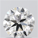 1.00 Carats, Round with Very Good Cut, F Color, SI1 Clarity and Certified by GIA