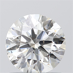 Picture of 0.80 Carats, Round with Excellent Cut, H Color, SI1 Clarity and Certified by GIA