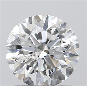 Picture of 1.00 Carats, Round with Excellent Cut, E Color, I2 Clarity and Certified by GIA