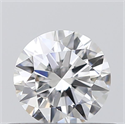 0.40 Carats, Round with Excellent Cut, D Color, VS2 Clarity and Certified by GIA