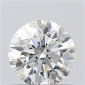 0.57 Carats, Round with Excellent Cut, G Color, VS1 Clarity and Certified by GIA