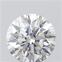 0.52 Carats, Round with Excellent Cut, D Color, SI2 Clarity and Certified by GIA