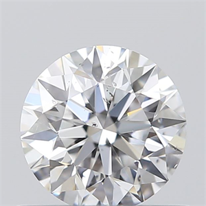 Picture of 0.52 Carats, Round with Excellent Cut, D Color, SI2 Clarity and Certified by GIA