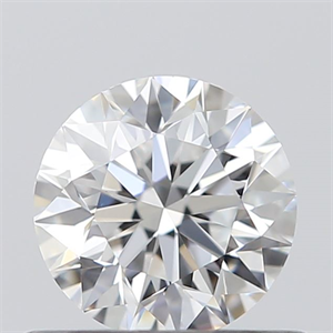 Picture of 0.52 Carats, Round with Excellent Cut, D Color, VS1 Clarity and Certified by GIA