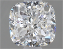 0.70 Carats, Cushion D Color, VS1 Clarity and Certified by GIA
