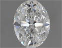 0.60 Carats, Oval F Color, VS2 Clarity and Certified by GIA