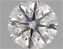 0.85 Carats, Round with Excellent Cut, F Color, VS2 Clarity and Certified by GIA