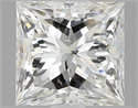 0.80 Carats, Princess H Color, SI2 Clarity and Certified by GIA