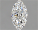 0.53 Carats, Marquise E Color, VS1 Clarity and Certified by GIA