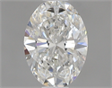 0.50 Carats, Oval G Color, SI2 Clarity and Certified by GIA