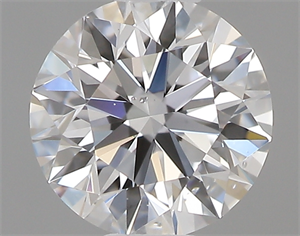 Picture of 0.42 Carats, Round with Excellent Cut, D Color, SI1 Clarity and Certified by GIA