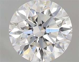Picture of 0.58 Carats, Round with Excellent Cut, I Color, VVS1 Clarity and Certified by GIA