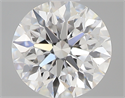 0.70 Carats, Round with Excellent Cut, E Color, VVS1 Clarity and Certified by GIA