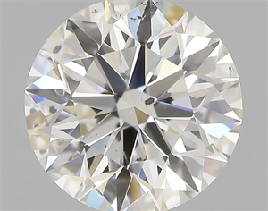 Picture of 1.24 Carats, Round with Excellent Cut, I Color, SI2 Clarity and Certified by GIA