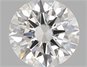 0.42 Carats, Round with Excellent Cut, E Color, VVS2 Clarity and Certified by GIA
