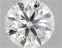 0.40 Carats, Round with Very Good Cut, H Color, VVS2 Clarity and Certified by GIA